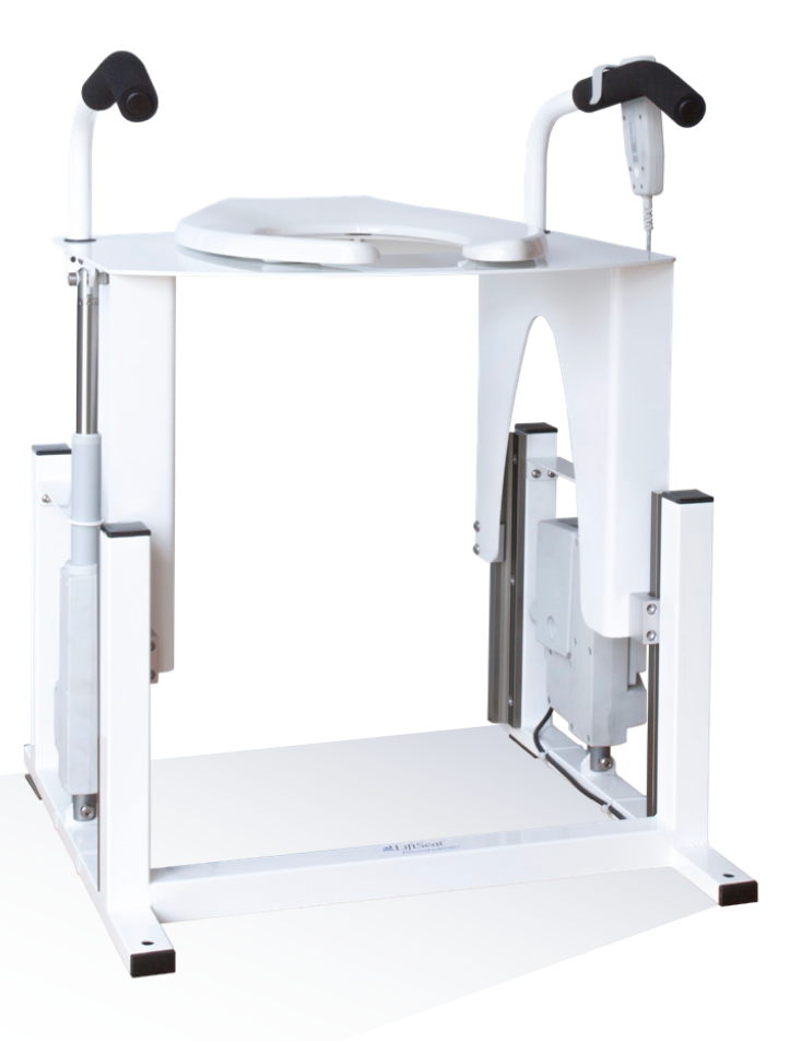 Lift Seat VERTICA toilet lift for Muscular Dystrophy, MND and Inclusion Body Myositis